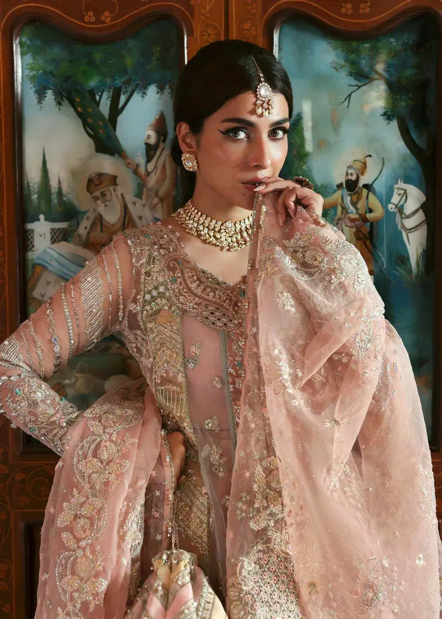 KANWAL MALIK ORGANZA UNSTITCHED EMB MEHAR SUIT
