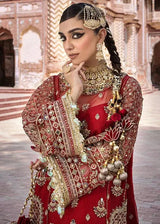 MNR ORGANZA UNSTITCHED EMB SUIT