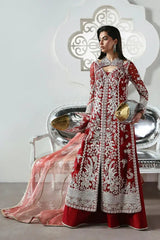 SORAYA ORGANZA UNSTITCHED EMB SOLARA SUIT