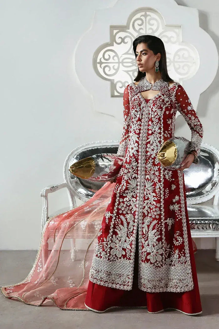 SORAYA ORGANZA UNSTITCHED EMB SOLARA SUIT
