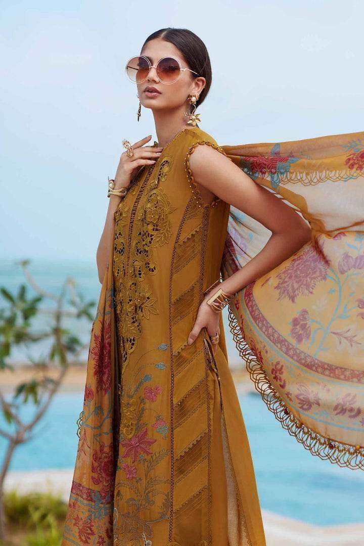 MARIA.B PREMIUM UNSTITCH EMB 3PC EID LAWN-25-06