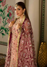 MARYAM HUSSAIN ORGANZA UNSTICH EMB SUIT
