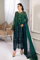 MARIA.B CHIFFON UNSTITCHED EMB D-6 SUIT