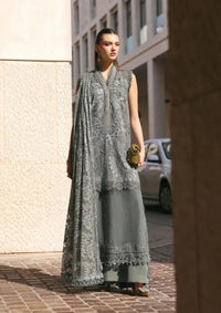 MARIA.B LAWN LUXURY UNSTITCHED 3-B EMB 3PC