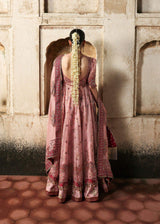 HUSSAIN REHAR ORGANZA UNSTITCHED EMB ROSHANARA SUIT