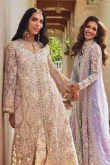 SORAYA ORGANZA UNSTITCHED EMB SUIT AZILIS