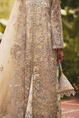 SORAYA ORGANZA UNSTITCHED EMB SUIT AZILIS