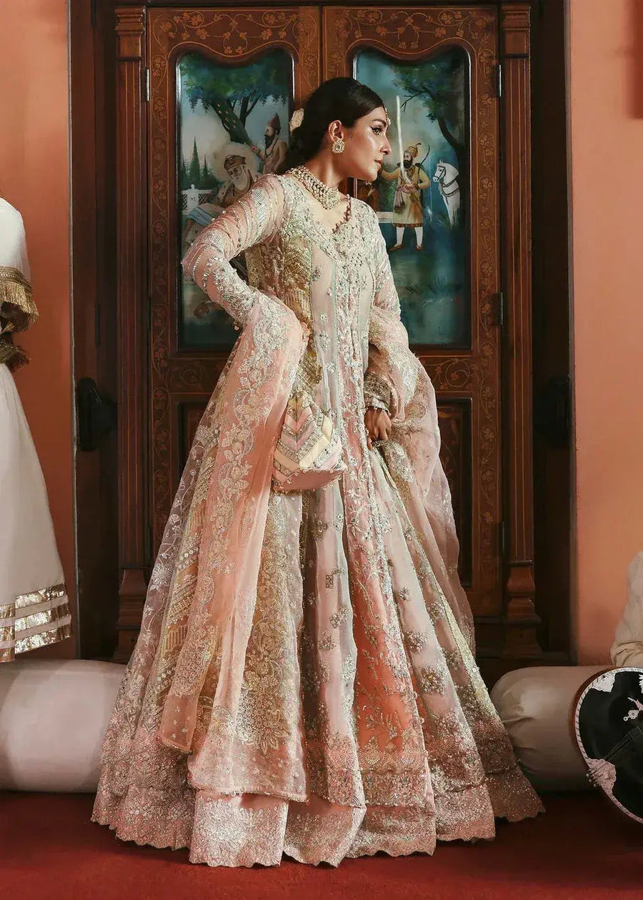 KANWAL MALIK ORGANZA UNSTITCHED EMB MEHAR SUIT