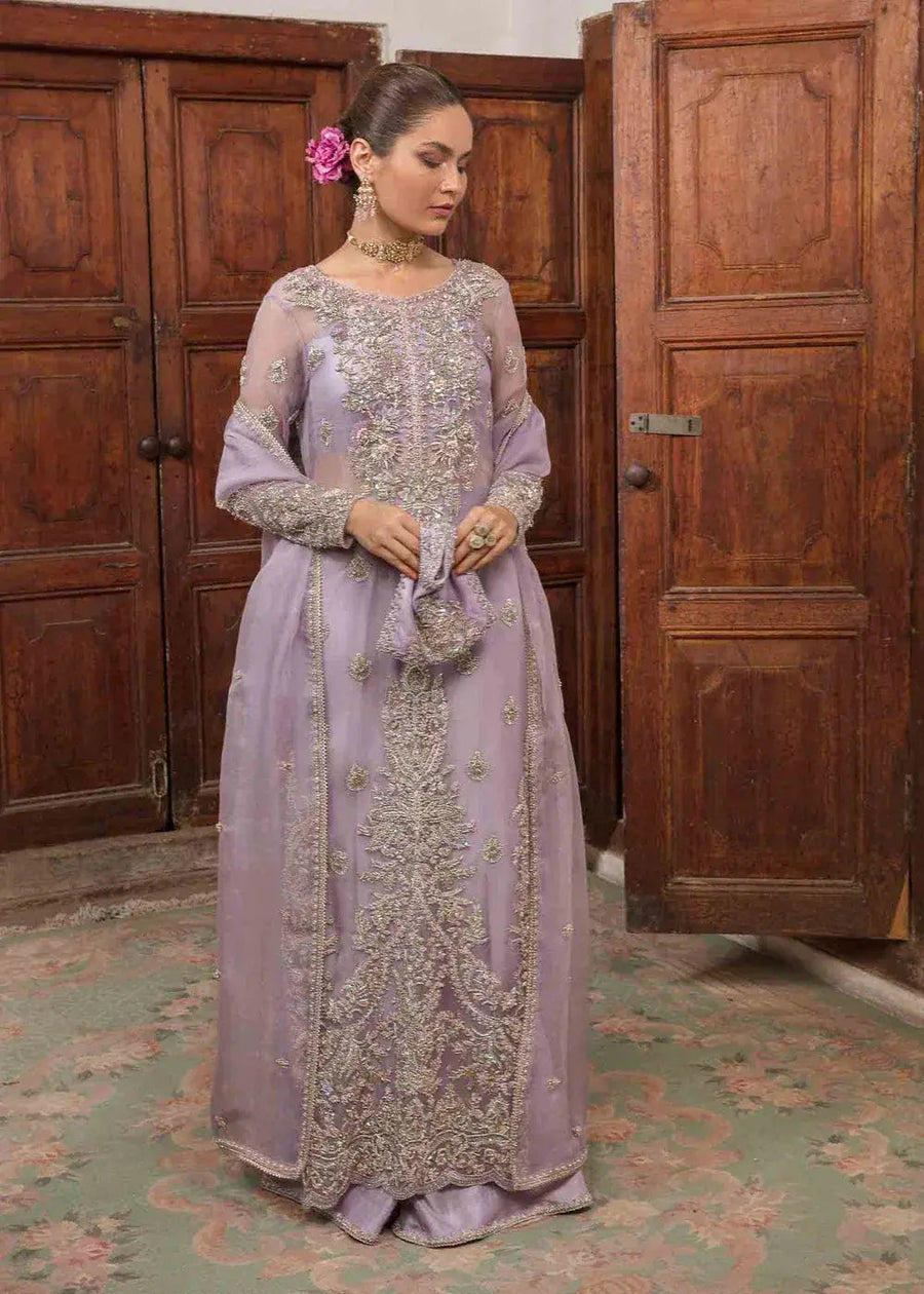 KANWAL MALIK RAW SILK UNSTITCHED EMB JAMANI SUIT