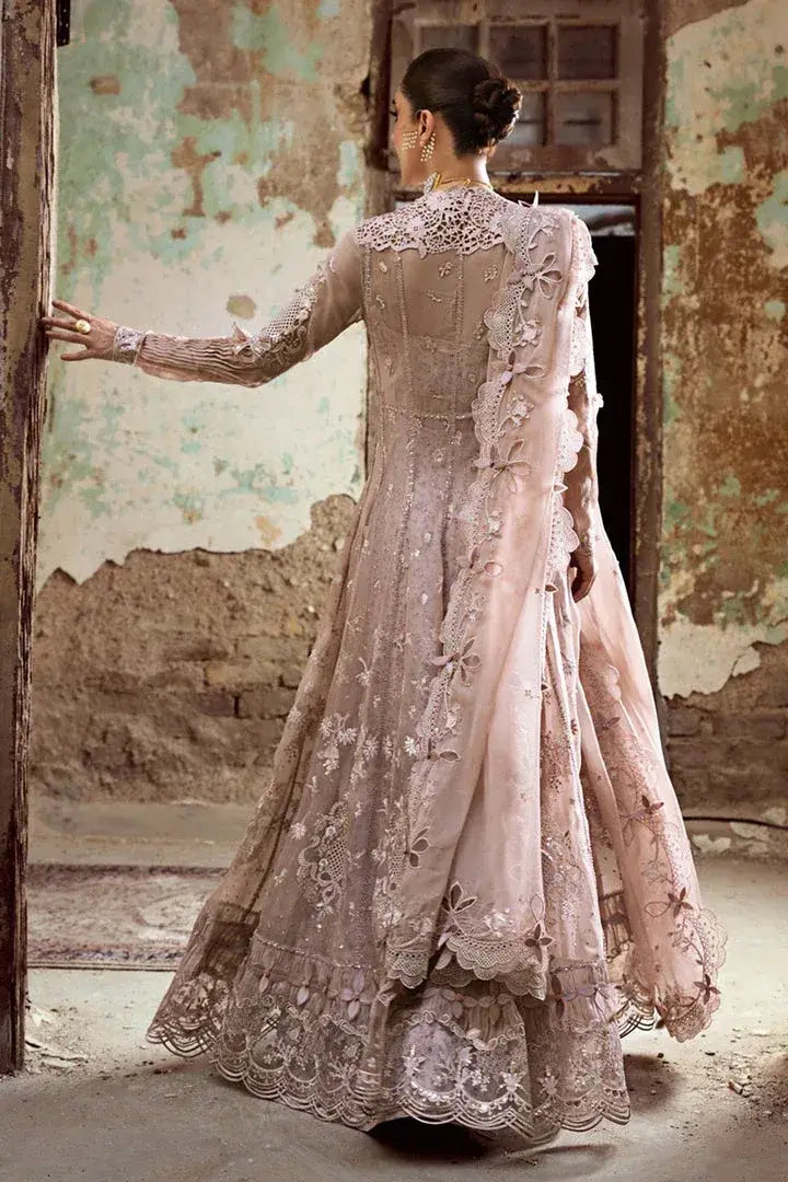 QALAMKAR ORGANZA UNSTITCHED EMB AISLA SUIT