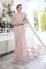 MARIA.B NET UNSTITCHED EMB MC-809 SAREE