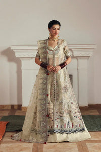AFROZEH ORGANZA UNSTITCHED EMB SHAHAZ SUIT
