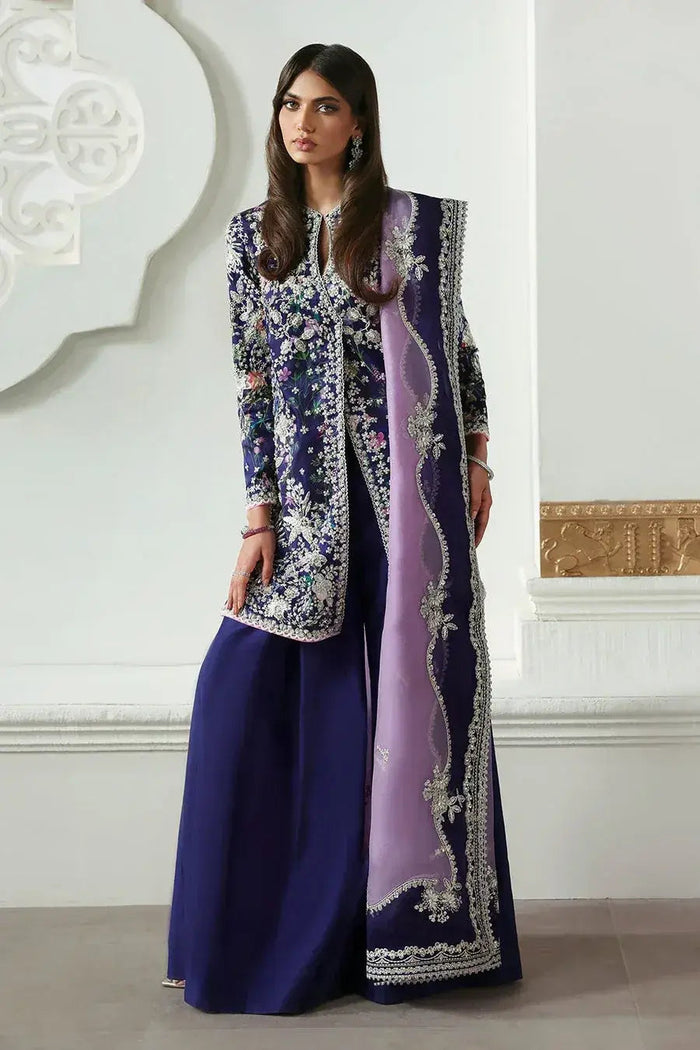 SORAYA ORGANZA UNSTITCHED EMB ALTHEA SUIT