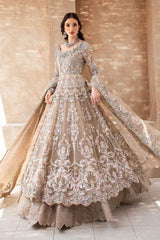 MARIA.B ORGANZA UNSTITCHED EMB MAXI EX-151