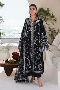 QALAMKAR LAWN PREMIUM UNSTITCHED LIANA EMB 3PC