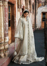 HUSSAIN REHAR ORGANZA UNSTITCHED EMB SITARA SUIT