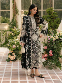 BIN ILYAS LAWN LUXURY UNSTITCHED EMB 3PC