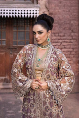 MNR KHAADI NET UNSTITCHED EMB SUIT