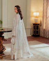 BAROQUE CHIFFON UNSTITCHED EMB SUIT