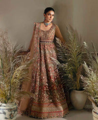 ELAN ORGANZA UNSTITCHED EMB MAXI
