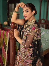 MARYAM HUSSAIN ORGANZA UNSTICHED EMB SUIT