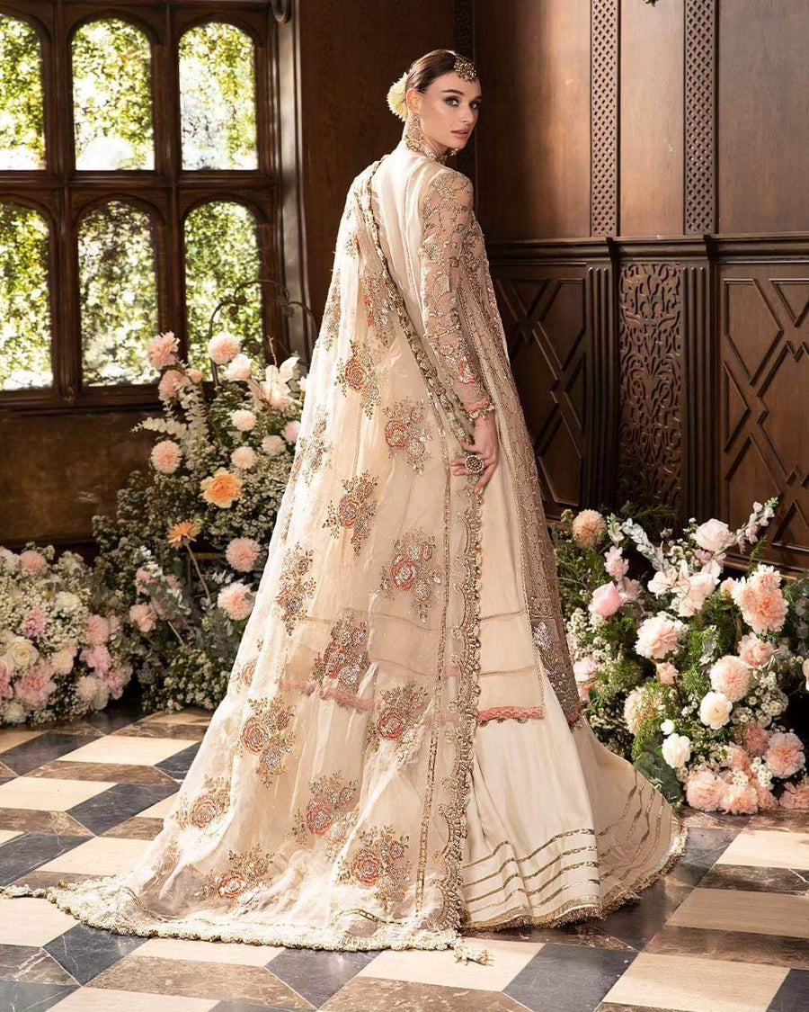 MARIA.B ORGANZA UNSTITCHED EMB SUIT