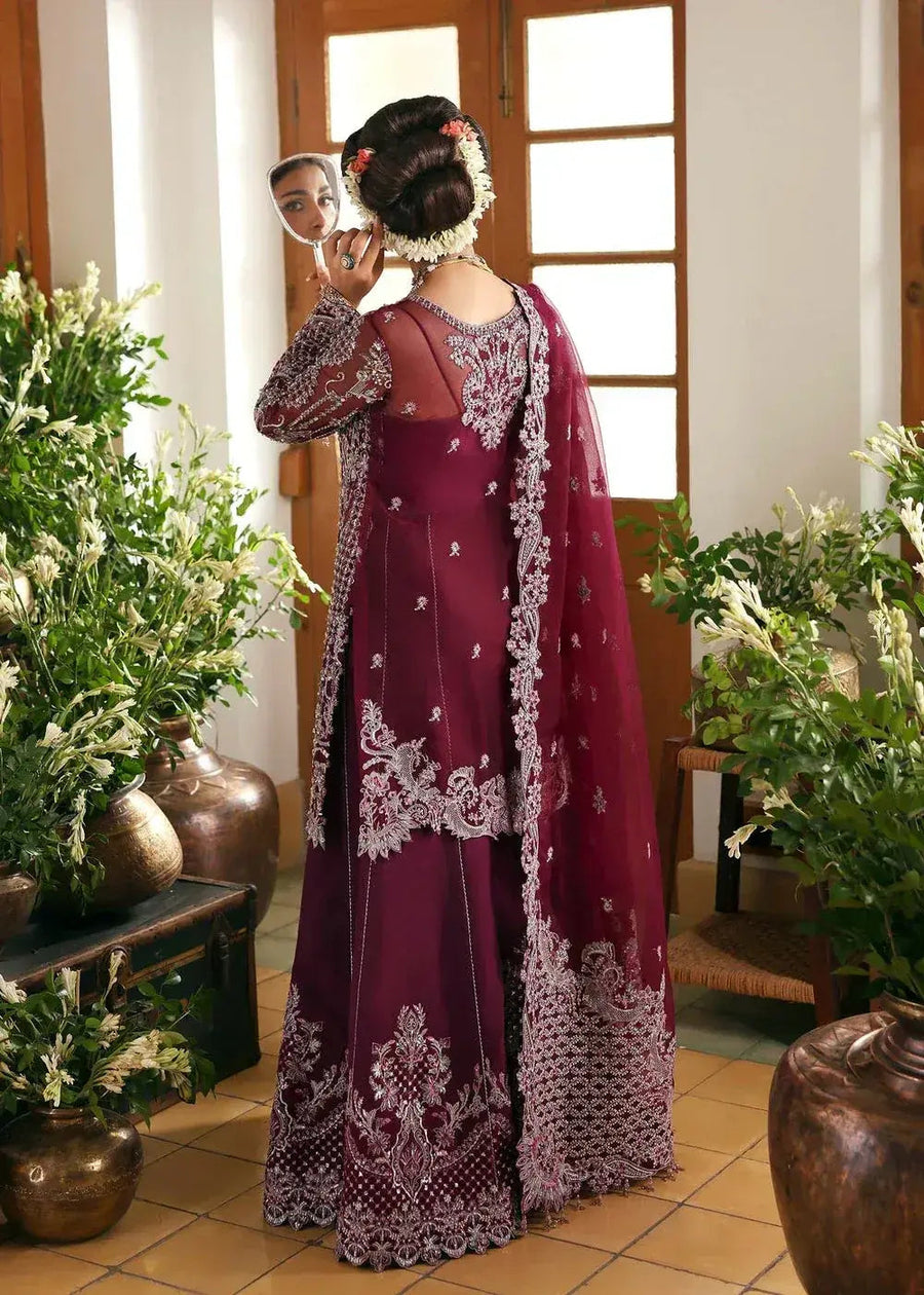 KANWAL MALIK ORGANZA UNSTITCHED EMB SAFIYA SUIT