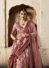 HUSSAIN REHAR ORGANZA UNSTITCHED EMB ROSHANARA SUIT