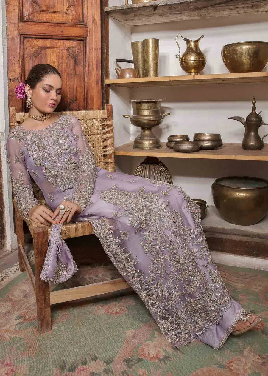 KANWAL MALIK RAW SILK UNSTITCHED EMB JAMANI SUIT