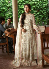 KANWAL MALIK ORGANZA UNSTITCHED EMB CHANDA SUIT