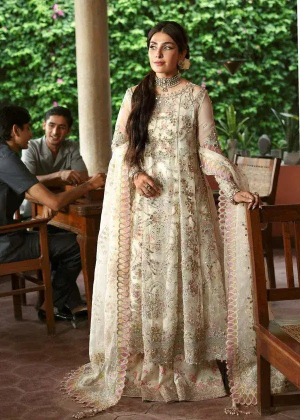 KANWAL MALIK ORGANZA UNSTITCHED EMB CHANDA SUIT