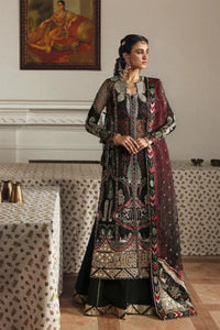 AFROZEH ORGANZA UNSTITCHED EMB DHANAK SUIT