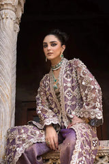 MNR KHAADI NET UNSTITCHED EMB SUIT