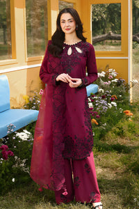 QALAMKAR LAWN PREMIUM UNSTITCHED EMB 3PC