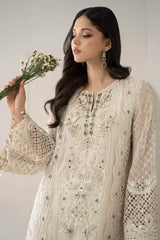 MARIA.B CHIFFON UNSTITCHED EMB SUIT (BDS-30-D7)