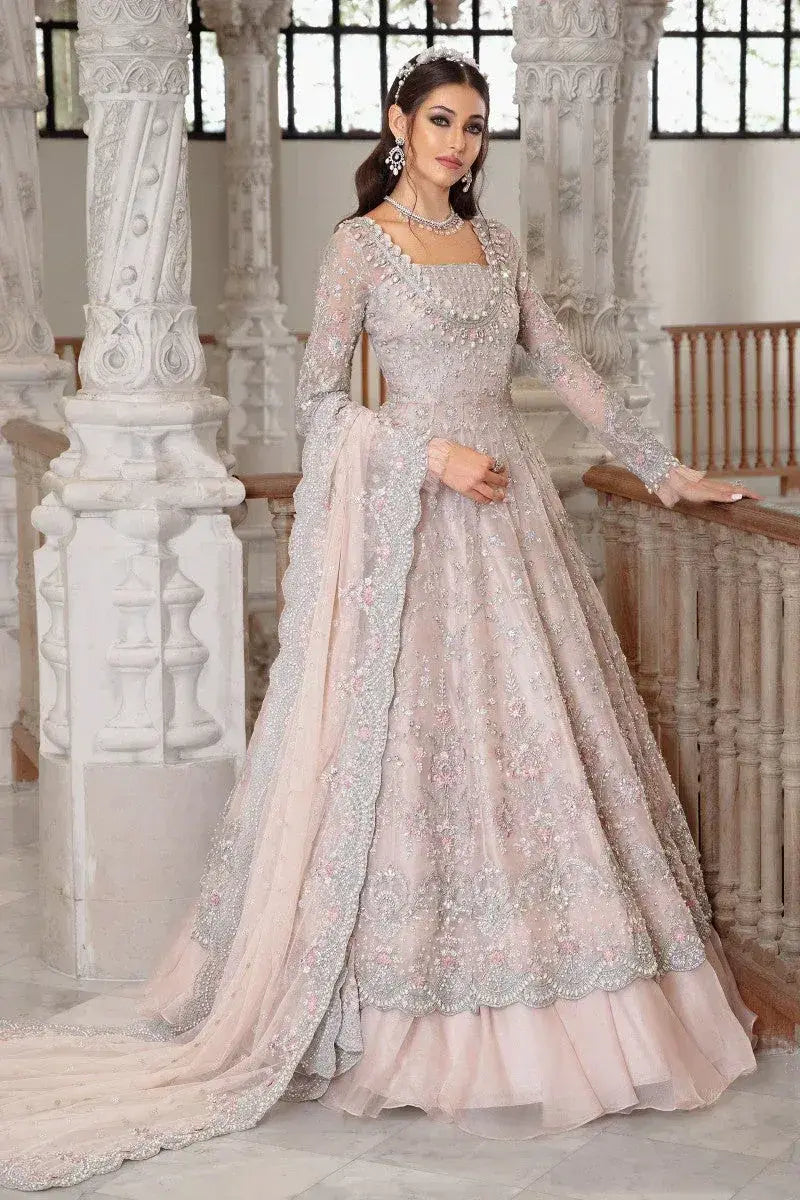 MARIA.B ORGANZA UNSTITCHED EMB MAXI