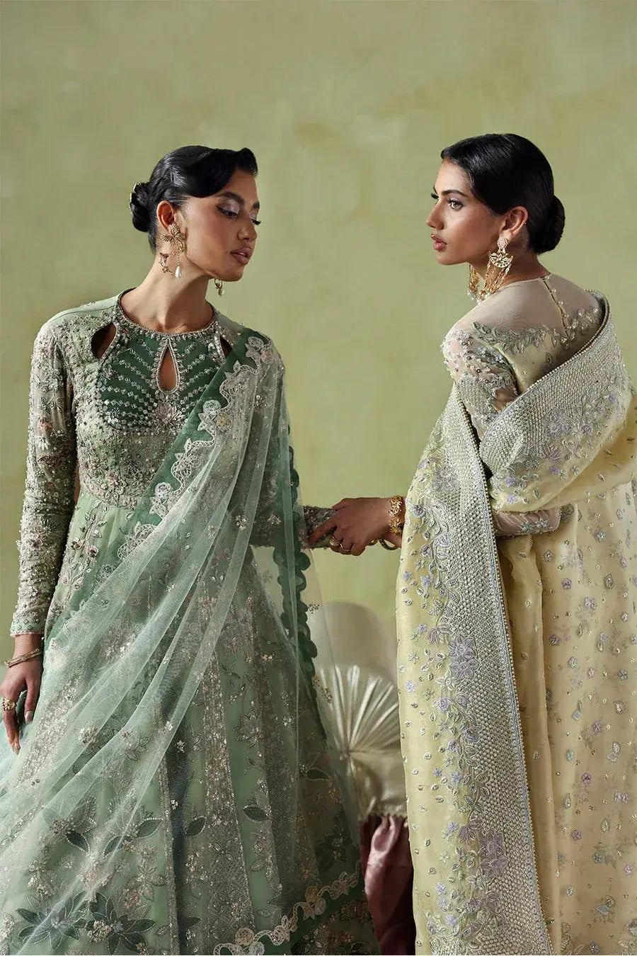 SORAYA ORGANZA UNSTITCHED EMB LUMENE MAXI