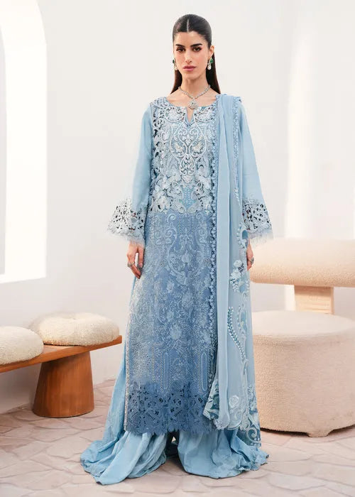 SARIA SHAKIRA LAWN PREMIUM UNSTITCHED EMB 3PC