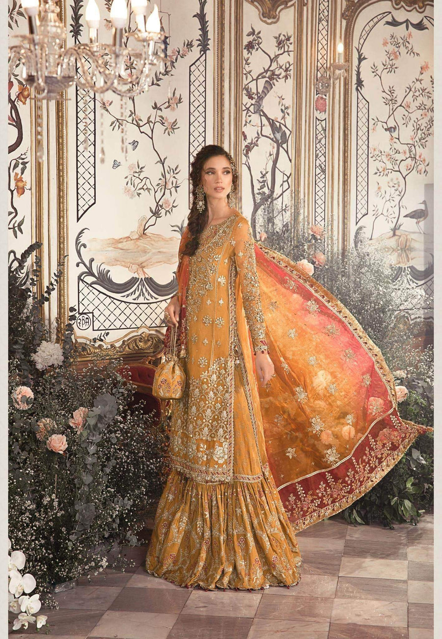 MARIA.B ORGANZA UNSTITCHED EMB SUIT