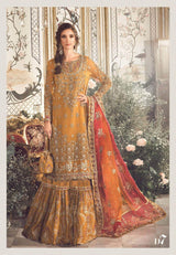 MARIA.B ORGANZA UNSTITCHED EMB SUIT