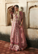 HUSSAIN REHAR ORGANZA UNSTITCHED EMB ROSHANARA SUIT