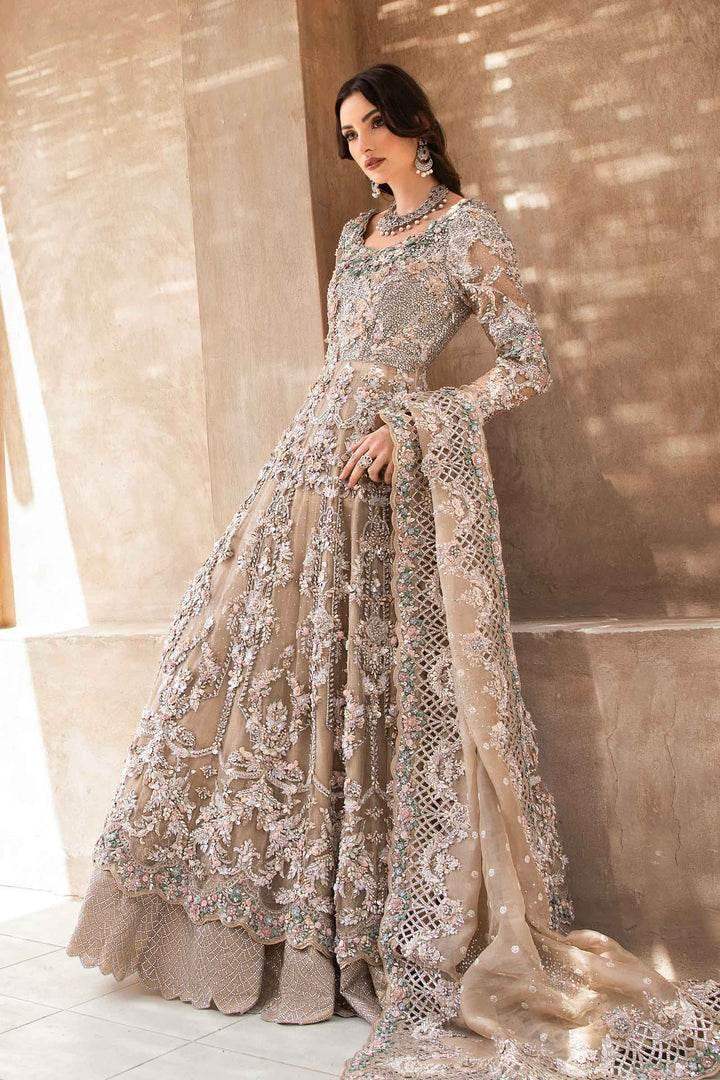 MARIA.B ORGANZA UNSTITCHED EMB MAXI EX-151